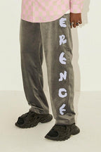 Empty Reference Logo Velvet Pants
