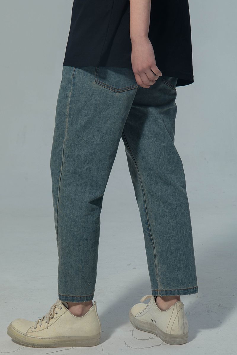 THINGY Blue Straight Jeans