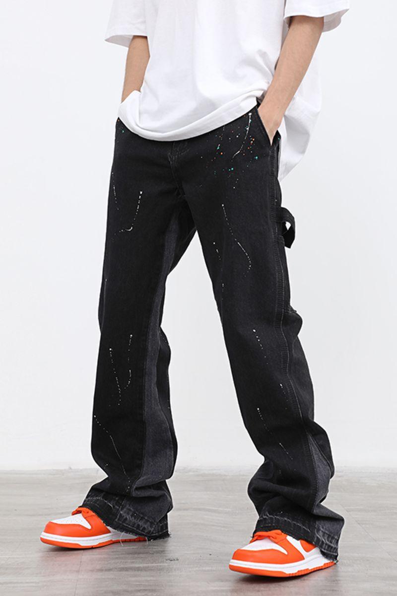 CZ Ink Flared Jeans - UK Only