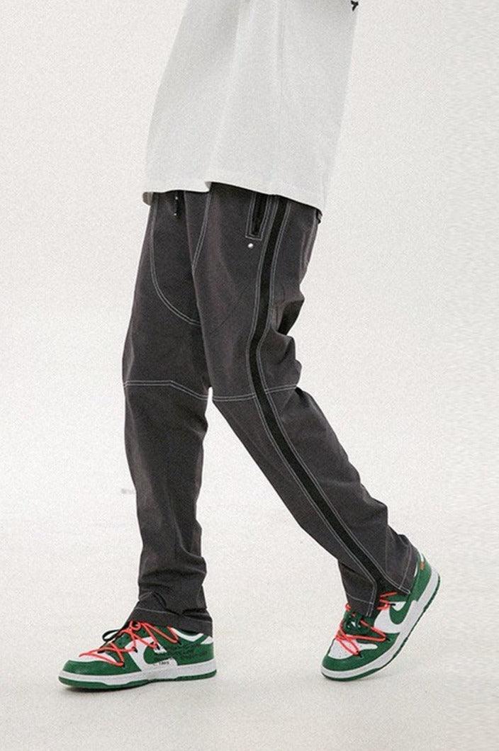 F&F Functional Structure Zipper Trousers