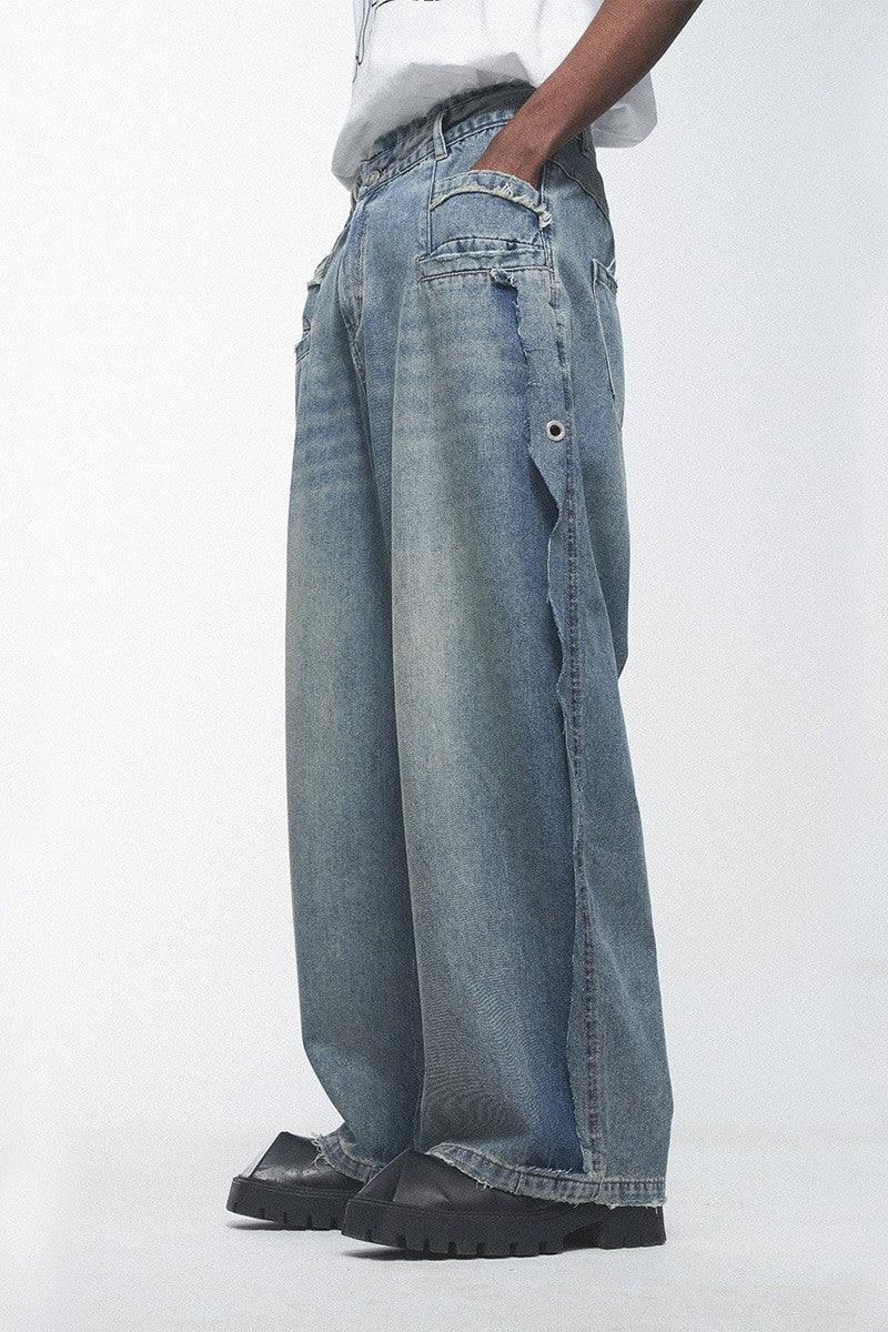 BNP Custom Rings Straight Loose Jeans