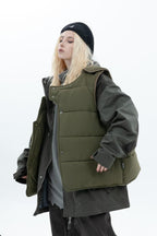 Error Code Stitched Vest Tactical Camo Jacket