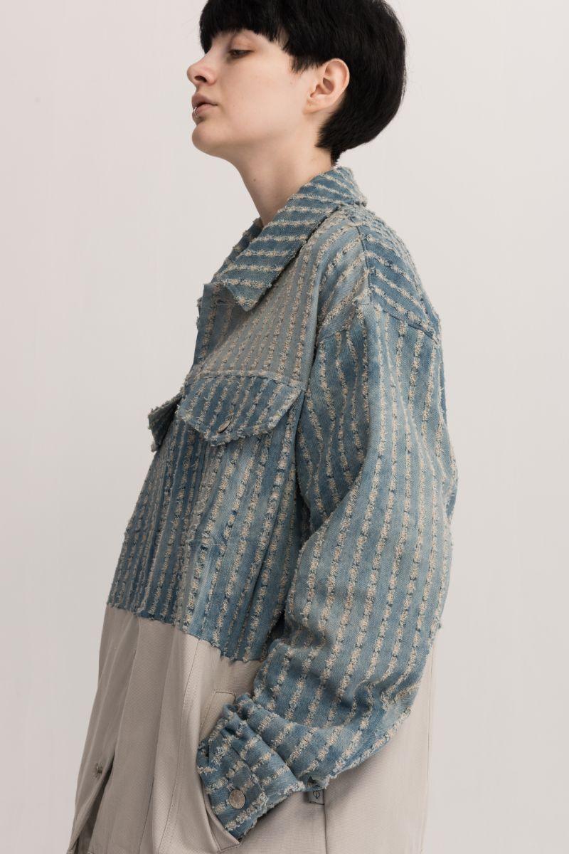 Empty Reference Washed Loose Jeans Jacket