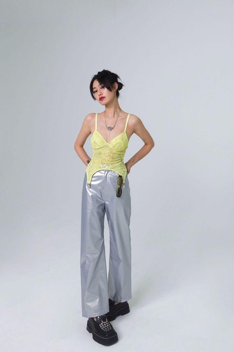 CZ Lemon Lace Vest