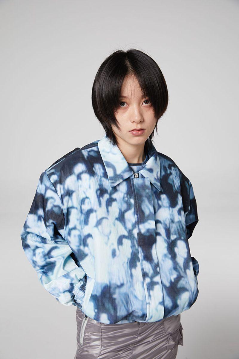 CZ Faces Printed Pilot Jacket