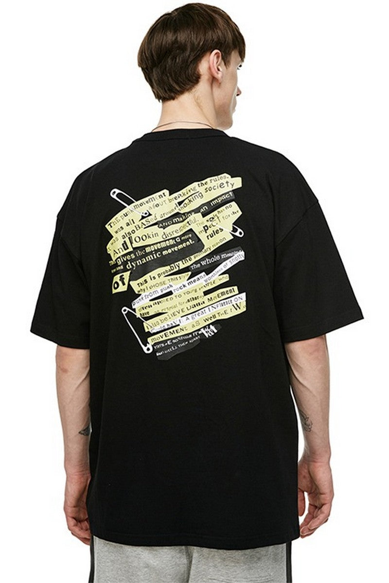 Old Order Stickers Print Logo Tee
