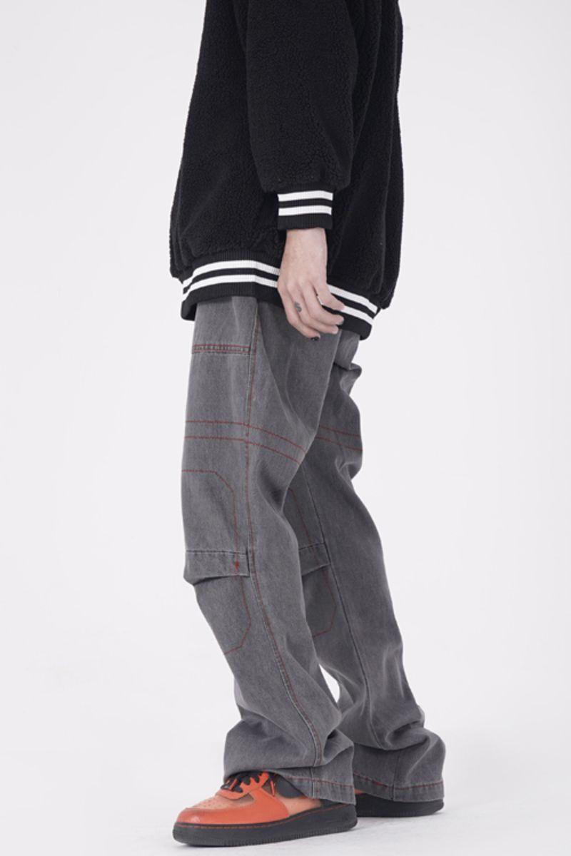 CZ Dark Washed Flared Jeans