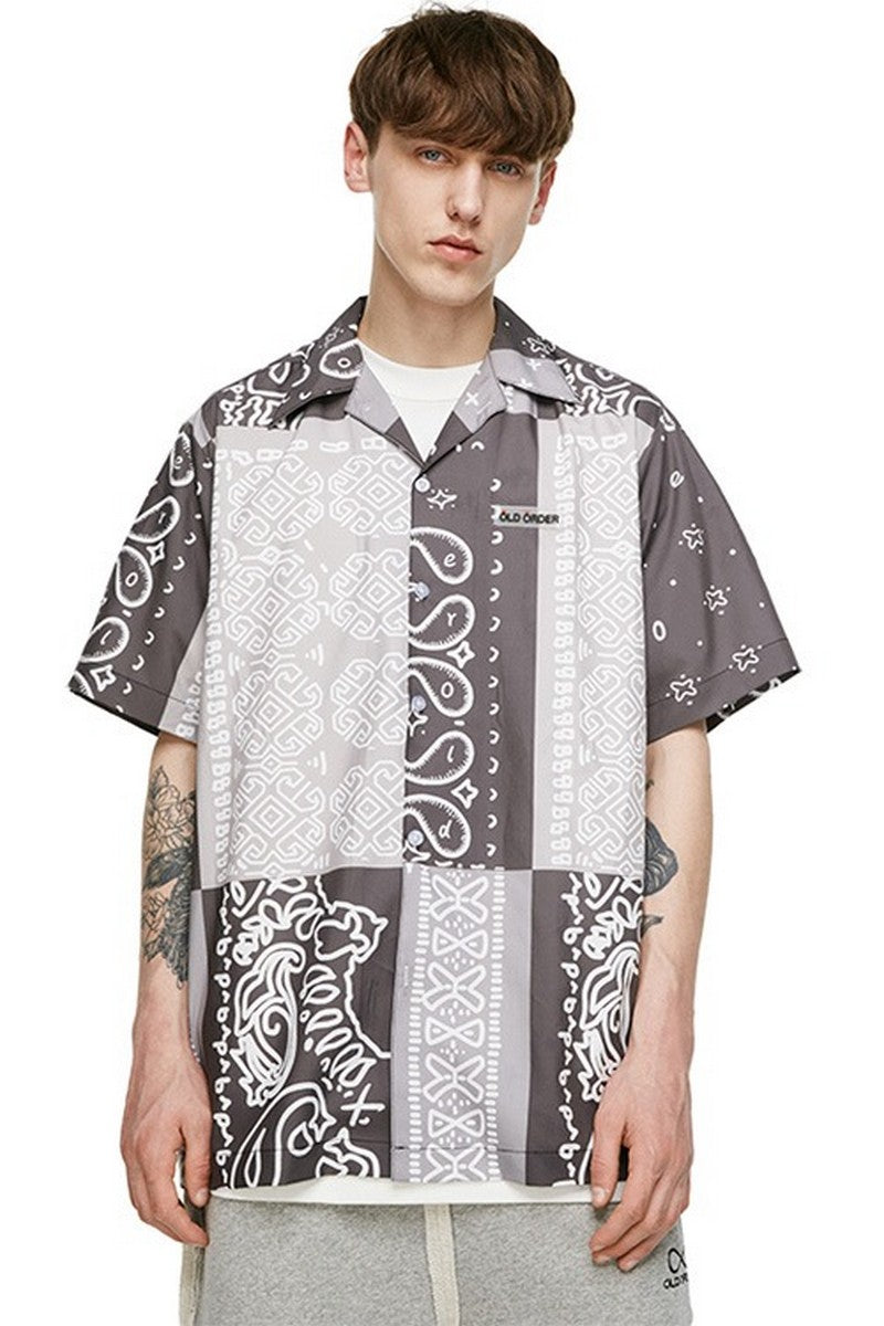 Old Order Paisley Print Hawaiian Shirt