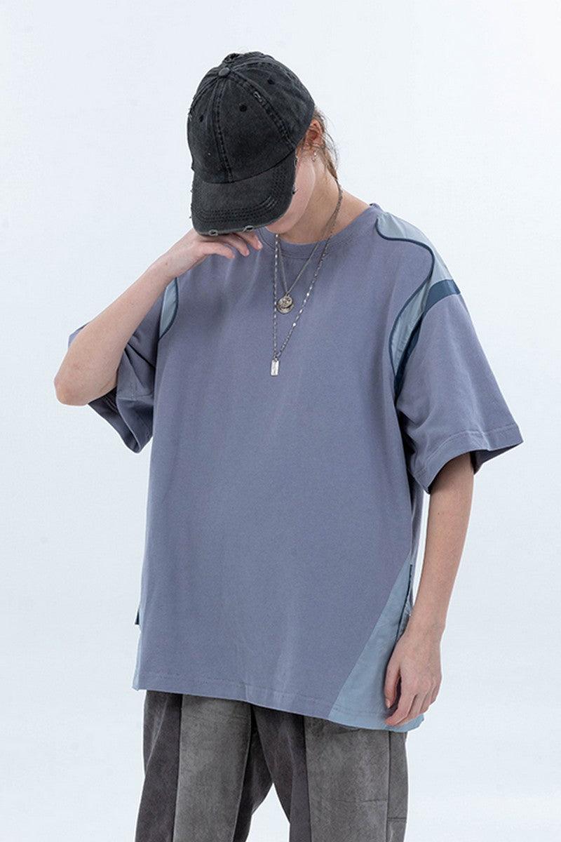 Center of Rotation Futuristic Shape Stitched Tee