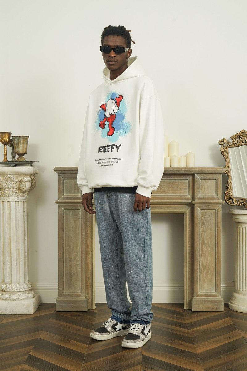 Empty Reference Splash Ink Light Blue Jeans