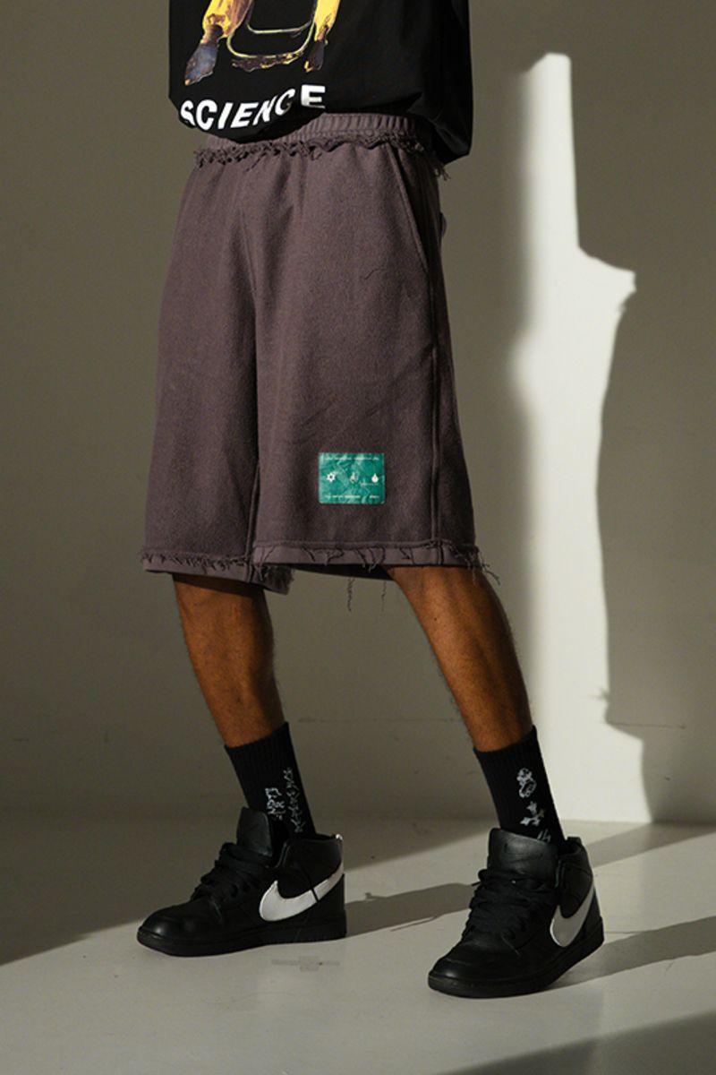 Empty Reference Raw Knitted Shorts