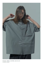 THINGY Light Blue Loose S/S Shirt