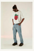 Empty Reference Strawberry Foam Logo Tee
