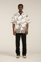 Empty Reference Leopard Pattern Cuban Shirt
