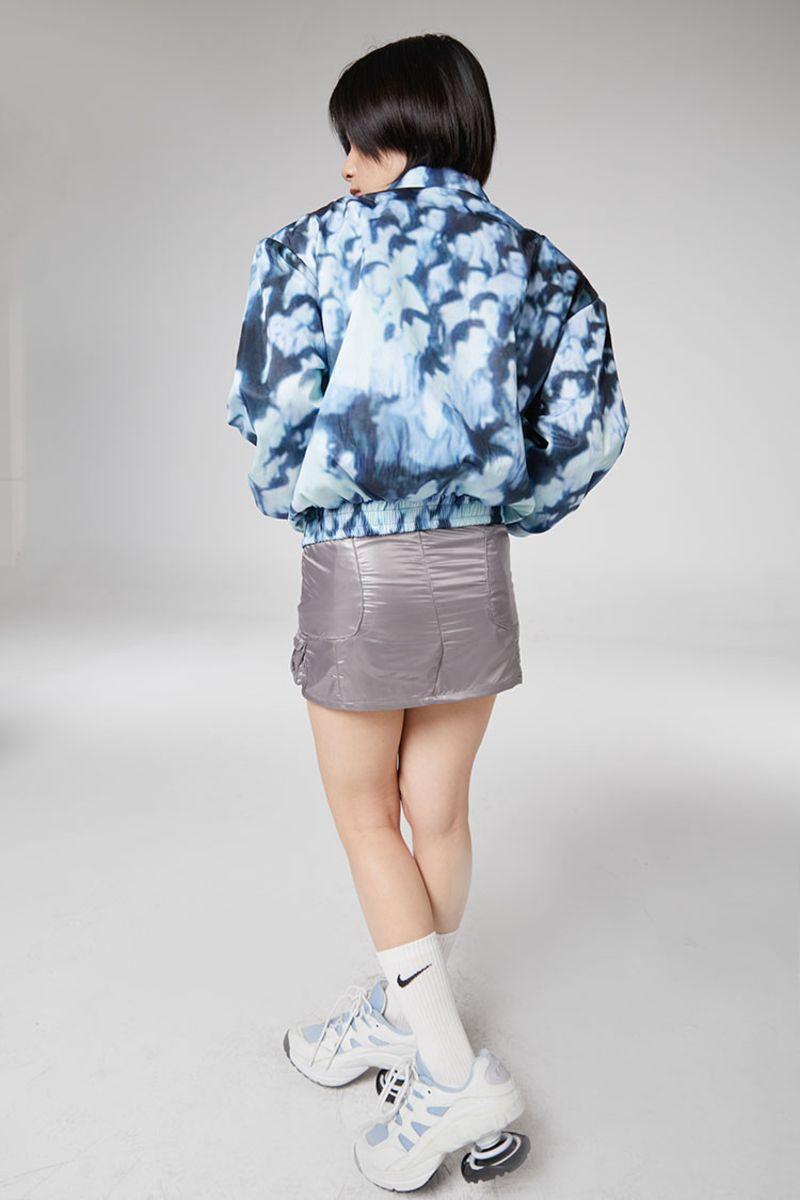 CZ Short Gray Skirt