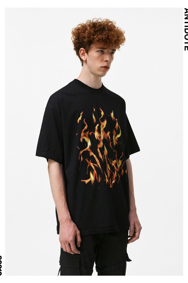 Antidote Flame Print Tee