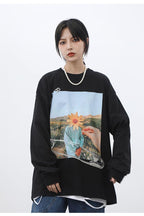 CZ ED Flower Landscape L/S Tee