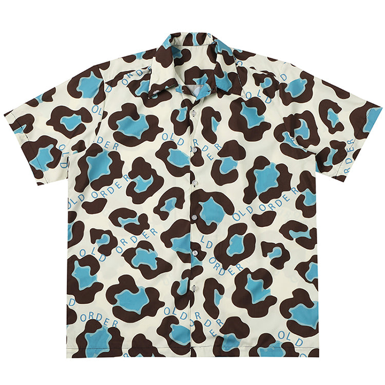 Old Order Leopard Printed Cuban Shirt