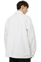 Old Order Butterflies Embroidered Jeans Jacket