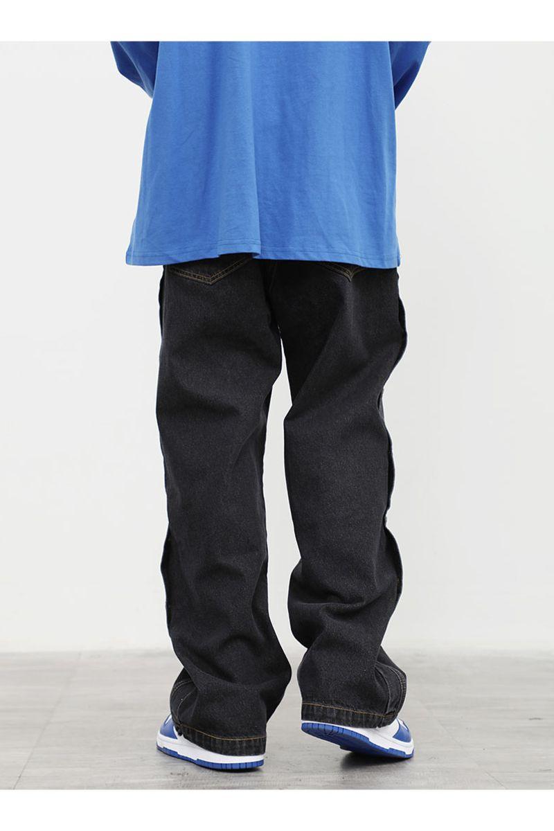 CZ Washed Button Jeans