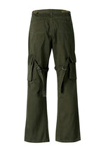 Old Order Straps Flared Cargo Trousers