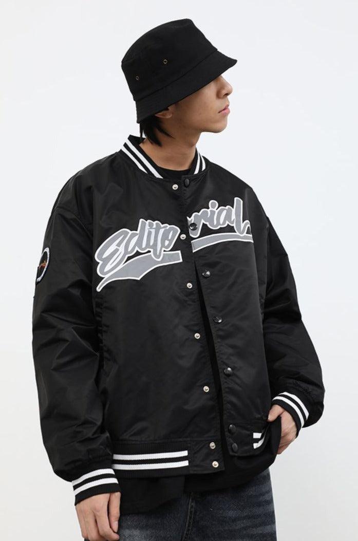 CZ ED Embroidered Varsity Jacket
