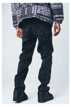 Antidote Washed Straight Black Jeans