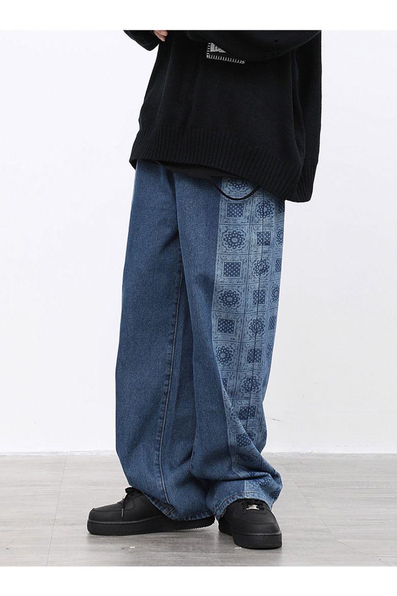 CZ Bandana Retro Loose Jeans - UK Only