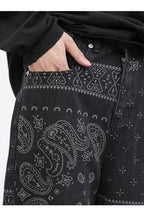 CZ Bandana Pattern Straight Trousers