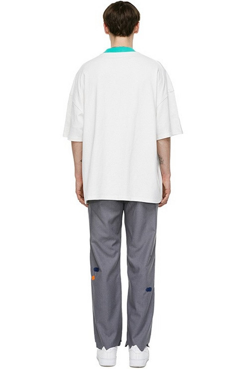 Old Order Irregular Cropped Trousers