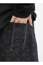 CZ Bandana Pattern Straight Trousers