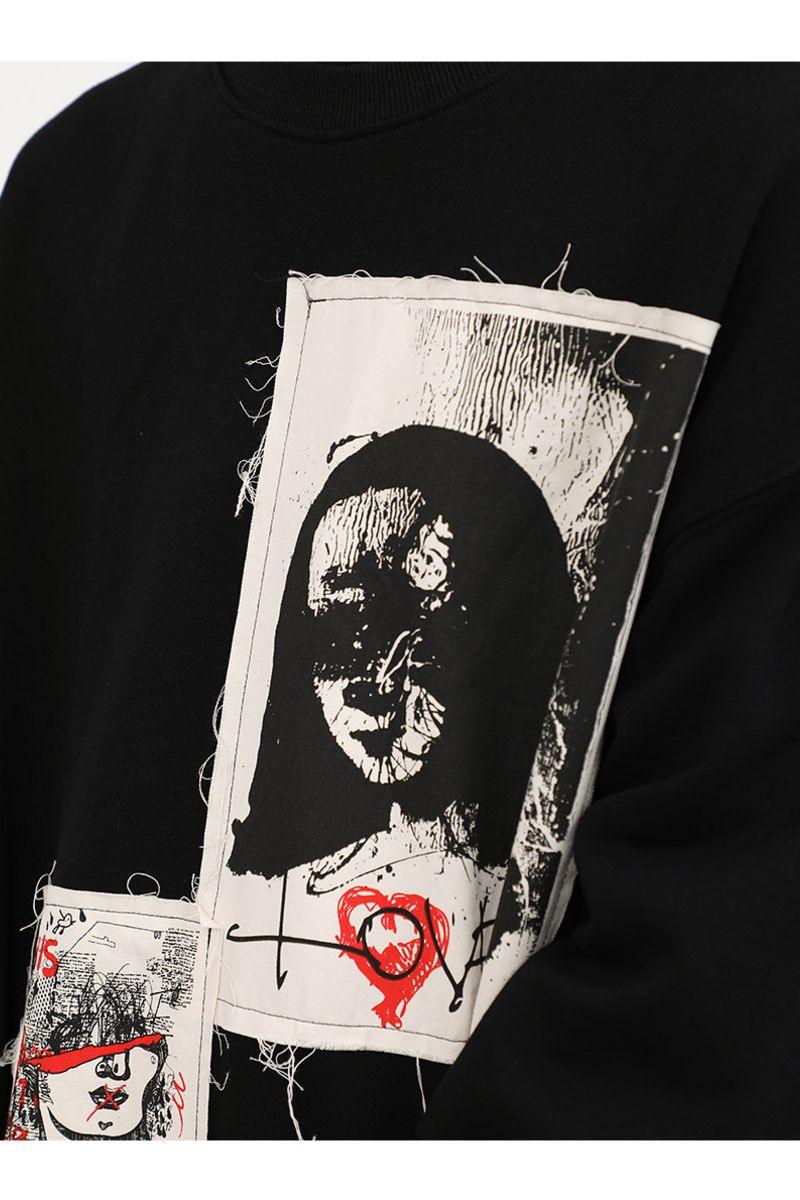 CZ Dark Patches Sweater