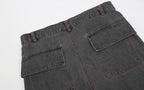 CZ Dark Washed Flared Jeans
