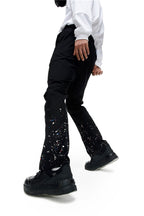 Old Order Splash Ink Flared Trousers