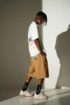 Empty Reference Coffee Loose Shorts