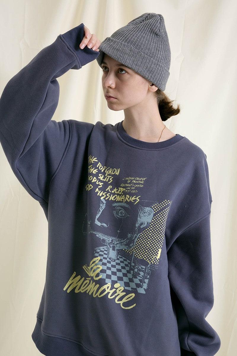 Center of Rotation La Memoire Print Sweater