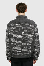 OO Full Print Logo Jeans Jacket
