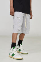 STEEPC Distressed Loose Shorts