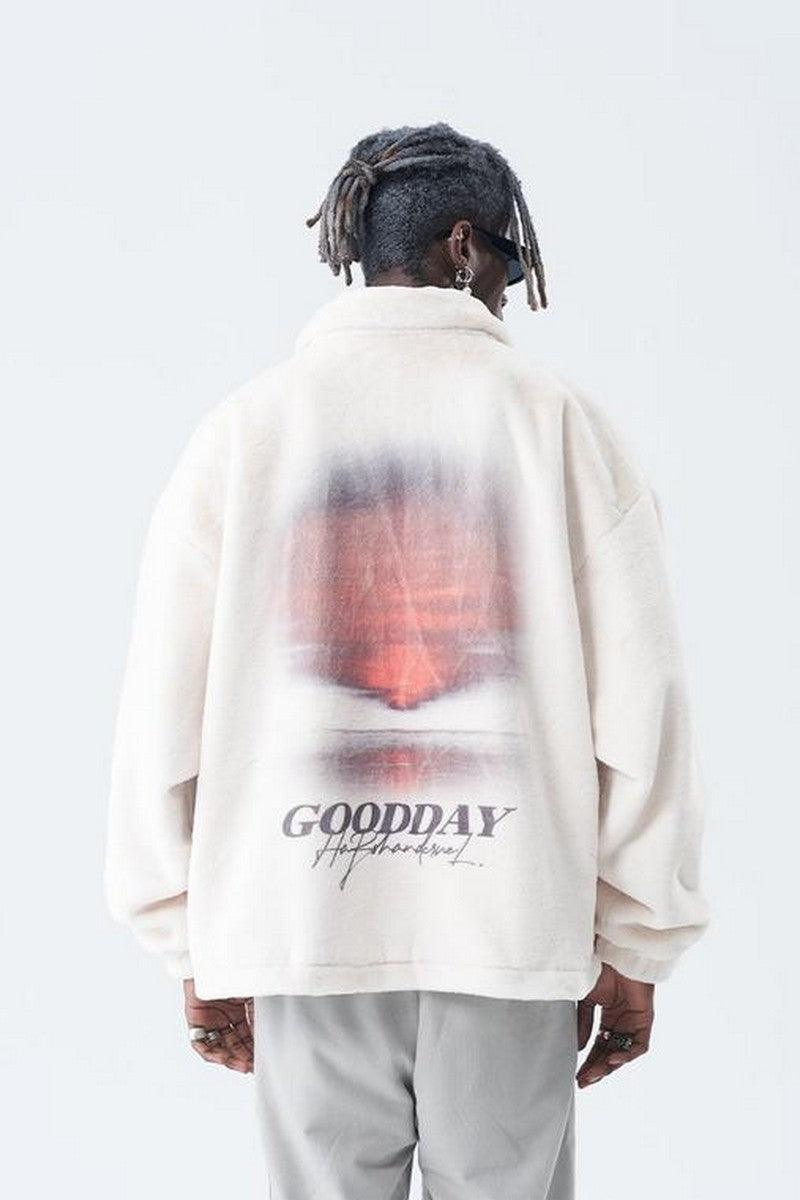 H/C Sunset Handwriting Sherpa Jacket - UK Only