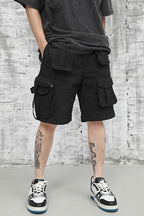 CZ Multi-Pocket Loose Shorts