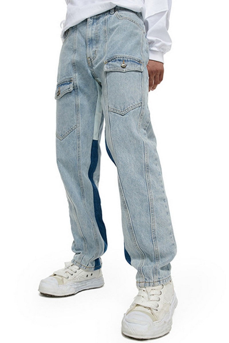 Old Order Front Pockets Washed Jeans