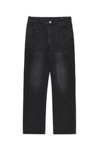 Loose Retro Washed Jeans