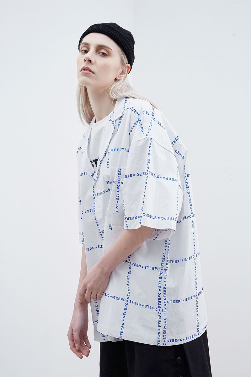 STEEPC Full Print Logo Cuban S/S Shirt - UK Only