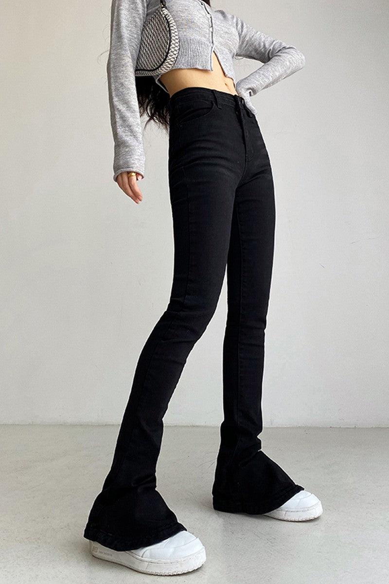 CZ Skinny Flared Jeans