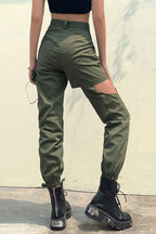 CZ Button Asymmetrical Cargos