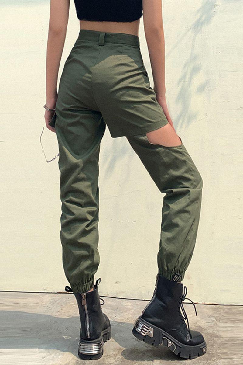 CZ Button Asymmetrical Cargos