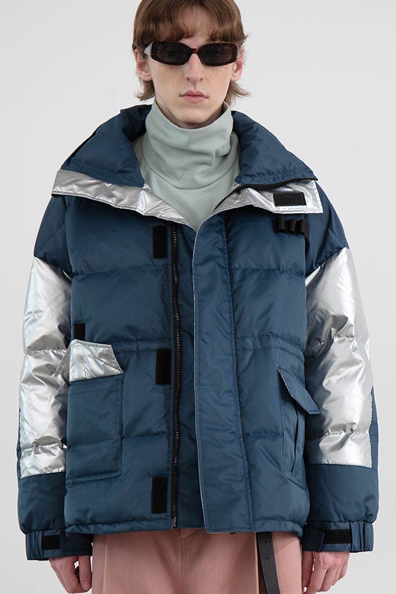 Mix7 Irregular Down Jacket