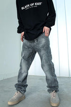 CZ Vintage Washed Loose Jeans