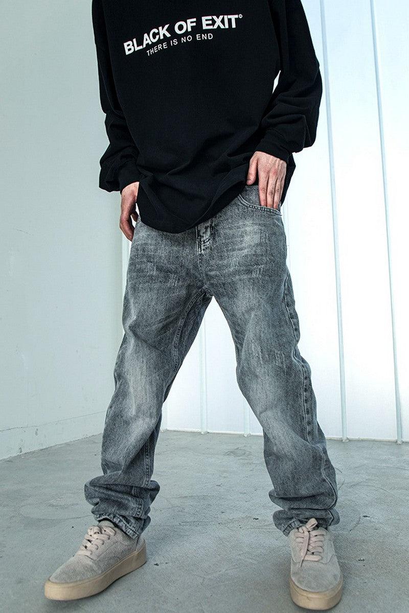 CZ Vintage Washed Loose Jeans