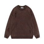 CZ Distressed Retro Sweater